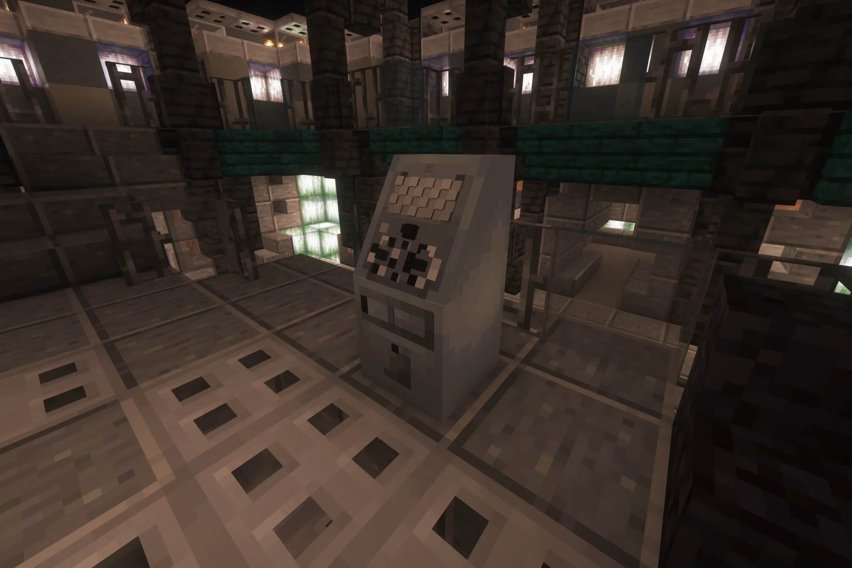 Food machine inside the TARDIS